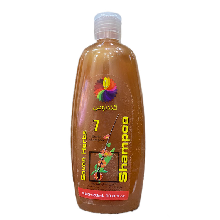 شامپو ضد ریزش 7 گیاه کندلوس 300 میل