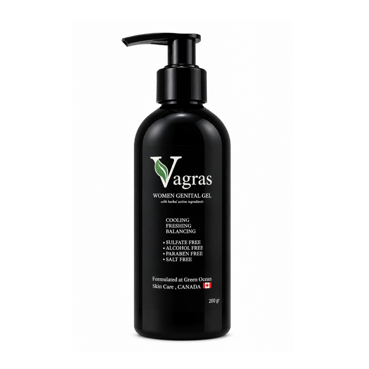 ژل بهداشتی زنانه ژنیتال واگراس (Vagras) حجم ۲۰۰ گرم