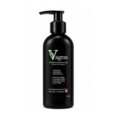ژل بهداشتی زنانه ژنیتال واگراس (Vagras) حجم ۲۰۰ گرم