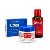 پکیج ۳ در ۱ خراطین روجا (روغن، پماد و صابون) مخصوص آقایان