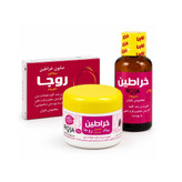 پک ۳ در ۱ حجمدهنده و فرمدهنده روجا (روغن، کرم و صابون خاراطین)