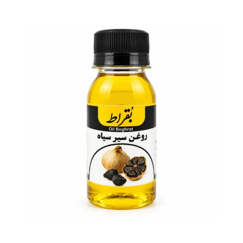 روغن سیر سیاه طبیعی بقراط (تقویتکننده و پرپشتکننده تارهای مو)